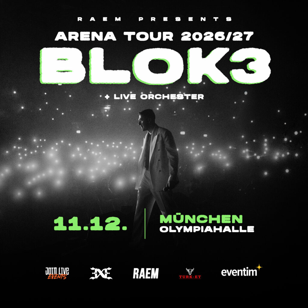Blok3, München, Olympiahalle, Tourflyer, Arena Tour 2026/27